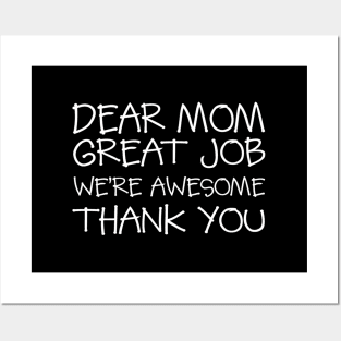 Mother'S Day Dear Mom Job Mom Posters and Art